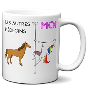 L'Esprit Des Anges Tasse Der beste Arzt Einhorn