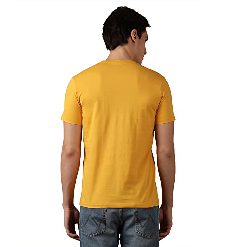 Image of Wrangler Men's Solid Regular Fit Tshirts
