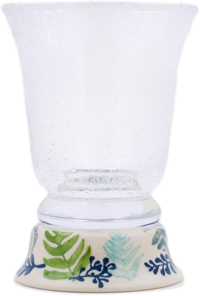 Polmedia Polish Pottery Glass UNIKAT - Fern Frenzy Pattern Handmade in Boleslawiec Poland + Certificate of Authenticity