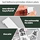 10 Stück Mini Drucker Aufkleberpapierrolle, Kamera Thermopapier, Thermodrucker Aufkleberrolle, Mini Drucker Papier, Tintenfreies Druckpapier, einfach auszutauschen