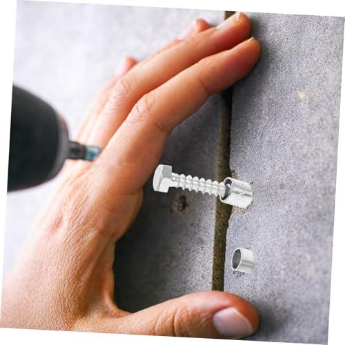 Lurrose 20Pcs Multi Use Lag Shield Anchor and Screws Set Durable Expansion Anchors for Concrete Drywall and Lightweight Projects Easy Installation and High Stability - Image 5