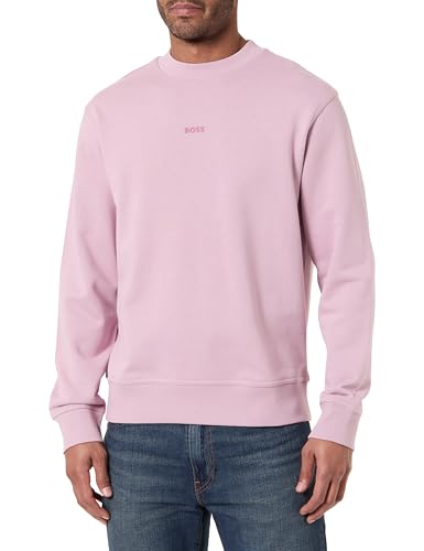 Boss Sweat-Shirt pour Homme Violet Pastel en Taille M
