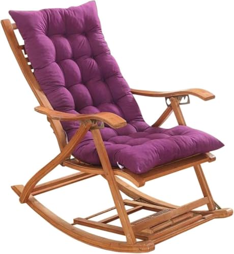 SHAIRMB FainéAnt Coussin Pad, Terrasse de Jardin éPais Grand Fauteuil à Bascule Coussin, Fauteuil Inclinable Relaxer Coussin de Chaise, pour Rotin Fauteuil...
