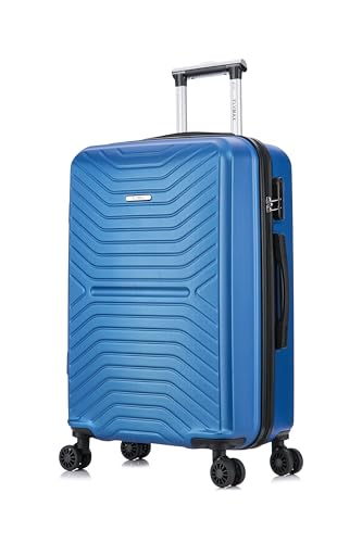 FLYMAX Maleta de Cabina 56x45x25 aprobada para British Airways y EasyJet. Maleta rígida de Mano con Ajuste, Capacidad de 57 litros y Peso de Solo 3 kg.