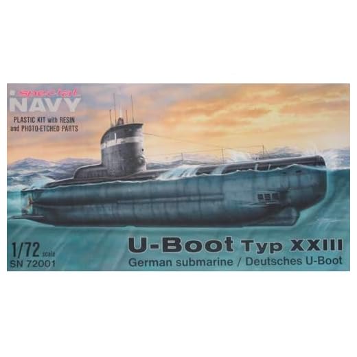 Unbekannt MPM sn72001 – Maqueta de alemán Submarino Tipo XXIII, vehículos de Agua
