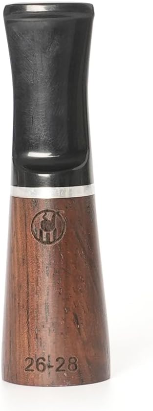 HEYSONG Ebony Cigar Tips Mouthpieces Wooden cigar holder 20-28 Ring (3 Size Sets(20-28R))