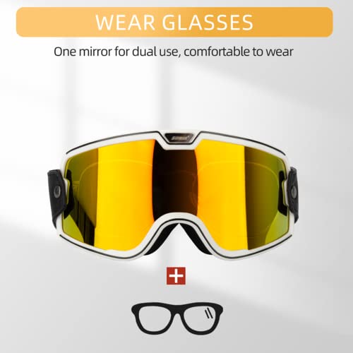 Moto Jet Caschi Occhiali Motocross Mezza Casco