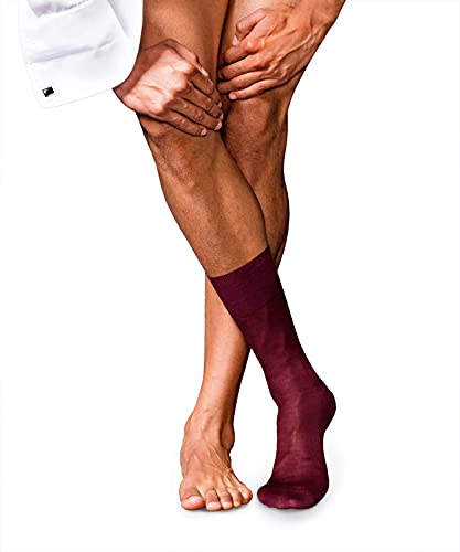 Chaussettes Homme en coton anti-glissement FALKE No. 9 Rouge Barolo