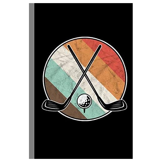 Golf Vintage: Golfing Gift For Golfer (6"x9") Dot Grid Notebook To Write In