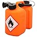 Stihl 8810124 Kombikanister für 3 l Kraftstoff und 1,5 l Sägekettenhaftöl in der Farbe Orange