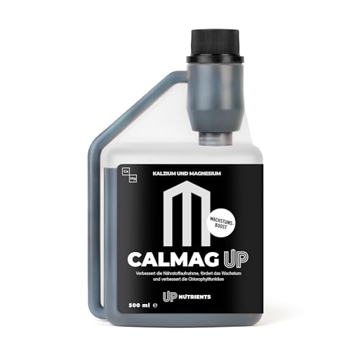 UP NUTRIENTS Suplemento de Calcio y Magnesio CALMAG UP 500 ML | Fertilizante 100% Orgánico Plantas y Cultivos | Abono para Crecimiento y Floración | Mejora Fotosíntesis