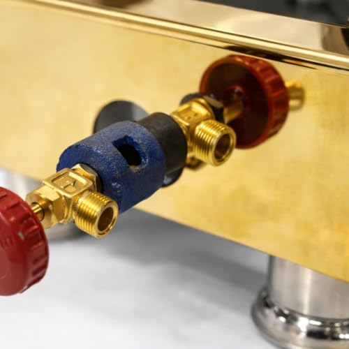 Image of Square Catering Burner 10x10 Inch LPG Gas Stove Commercial Stove Heavy Duty Gold Stainless Steel Portable Cooking Burner