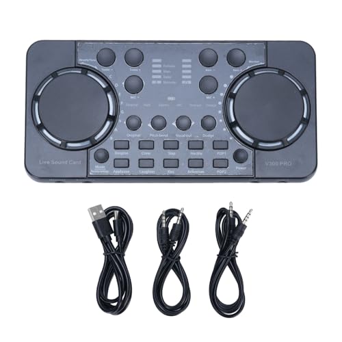 Scheda Audio da Gioco Bluetooth Podcast Live Sound Card Live Broadcast Voice Changer PC DJ Mixer per la Registrazione del Vocale