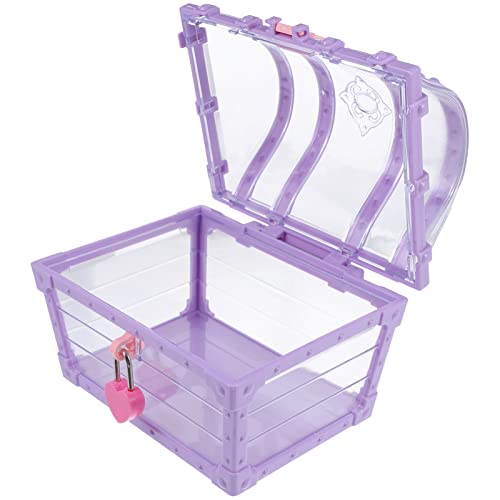 OSKOE Kids Toys 2sets Craft Adorable of Trinket for Girls Necklace Candy Decor Vintage Hair Party Holder Exquisite Desktop Clear Makeup Trunks with Jewelry Toys Storage Headbands Girl Toys