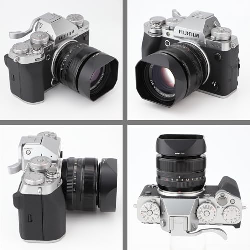 Haoge LH-X53B+CAP-X53B Lh-X53B Square Metal Lens Hood Shade With Metal Cap For Fujifilm Fuji Fujinon Xf 35Mm F1.4 R / Xf35Mmf1.4 R Lens On Camera X-H1 Xs-10 X-Pro3 X-T4 X-T3 X-T2 X-T30 X-T20 thumb #4