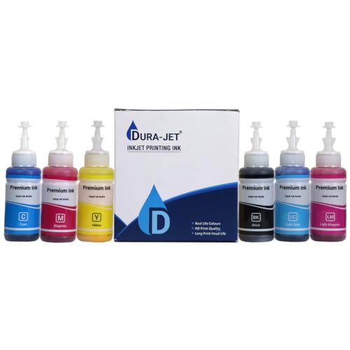 DURA-JET Sublimation Ink for Epson L805, L800, L1800 - Heat Transfer Printing on Mugs, Mobile Cases, Polyester T-Shirts etc for use with Epson 6... - Image 3