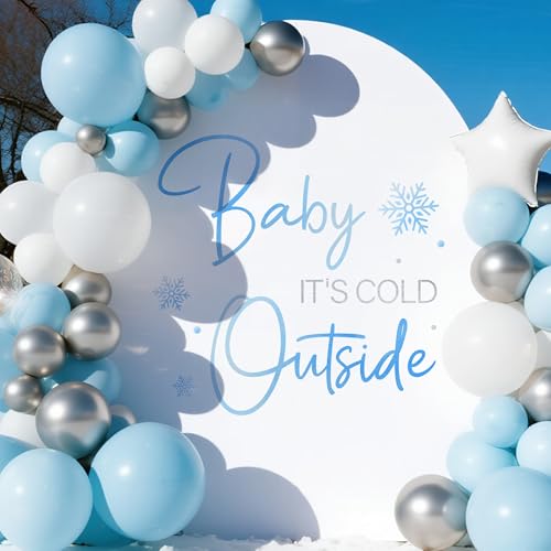 Baby It's Cold Outside Vinilo Decorativo para Baby Shower miniatura 3