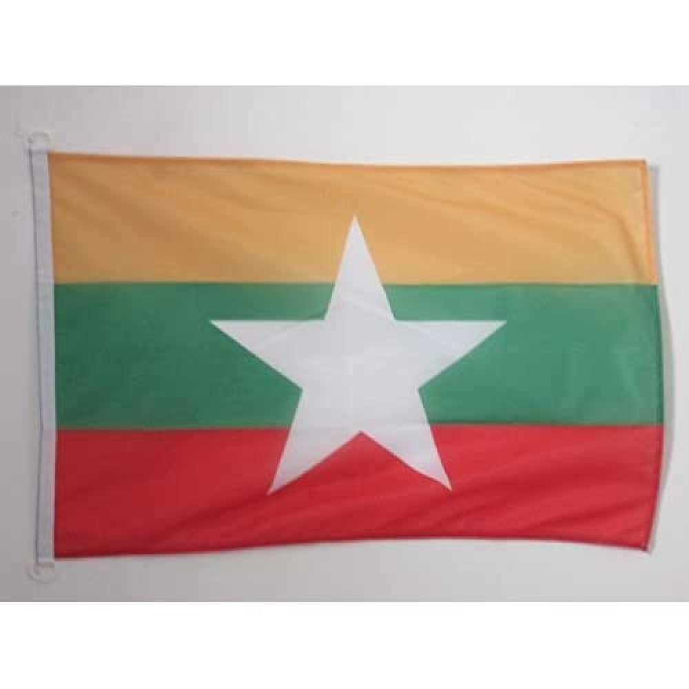 AZ FLAG Bandera Nautica de España Sin Armas 45x30 cm - Pabellón de Conveniencia Española Sin Escudo 30 x 45 Cm, Bandera de Barco con anillas — view 87
