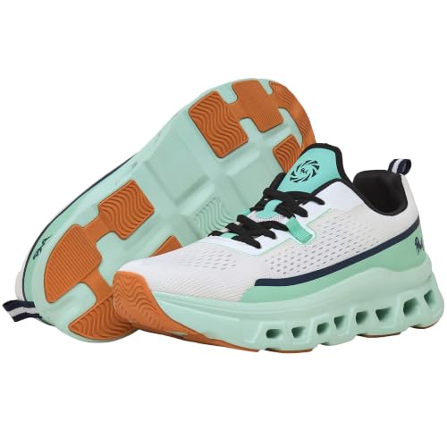 Image of Neeman's Hexa Glide Sneakers for Men | Sporty Lace-Up Shoes with Adaptive Mesh Upper, CloudSurge Foam Insole, Kinetic Cushioning Pods, Lightweight EVA Sole