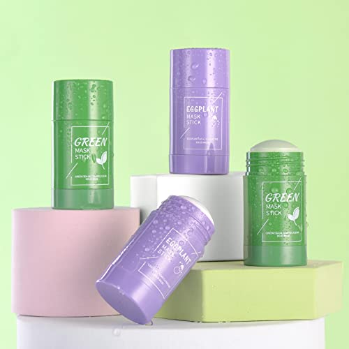 AOOWU Green Tea Mask, 2 Pcs Maschera Stick