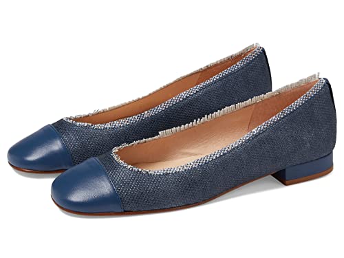 French Sole Imply Navy Raffia 8.5 M