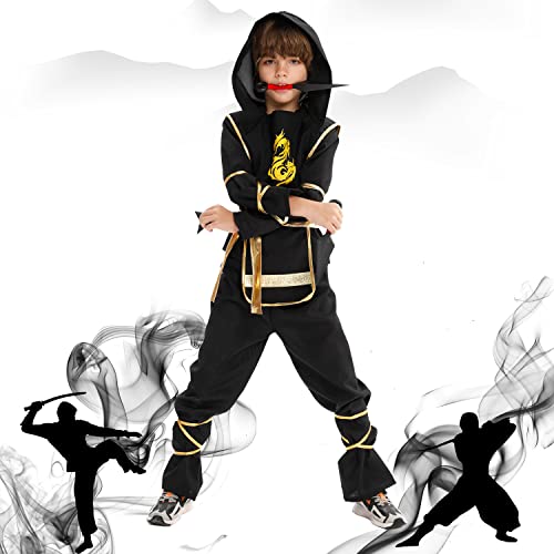 Disfraz Ninja para Niños Halloween con Accesorios miniatura 5