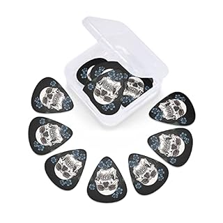 Médiators Guitare 12-Pack Fleurs Bleues Et Médiators Tête De Mort Pour Guitare Électrique Guitare Acoustique Diverses… - Les Beatles, Paul McCartney, John Lennon, RIngo Starr, George Harrison Médiators Guitare 12-Pack Fleurs Bleues Et Médiators Tête De Mort Pour Guitare Électrique Guitare Acoustique Diverses… – Image 5