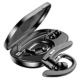 LINXHE Auricular Bluetooth, Auriculares Bluetooth de Camionero con Estuche de Carga, Auriculares in -uidones Auriculares inalámbricos for Negocios, Oficina y conducción, cancelación de Ruido