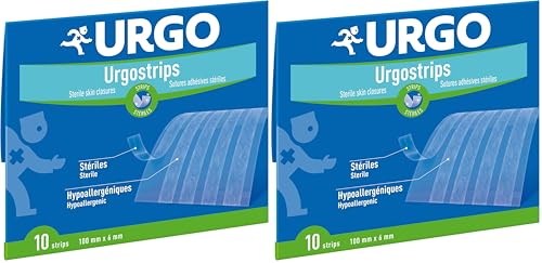 Urgo urgostrips 10 bandelettes 100mm x 6 mm (Lot de 2)
