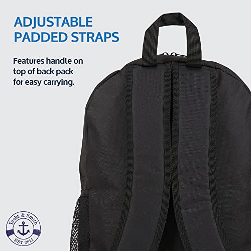 Image of Yacht & Smith 48 Pack Backpack, Bulk 17 inch Lightweight Outdoor Travel Gym Corporate Events Bag