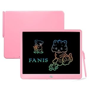 FANIS 15 Inch LCD Writing Tablet with Stylus, Colourful Electronic Graphic Drawing Board, Digital Erasable Portable…