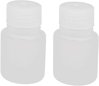 New Lon0167 25ml 13mm Featured Diameter PP Plastic reliable efficacy Round Shaped Narrow Mouth Bottle Clear 2pcs(id:811 29 9f c36)