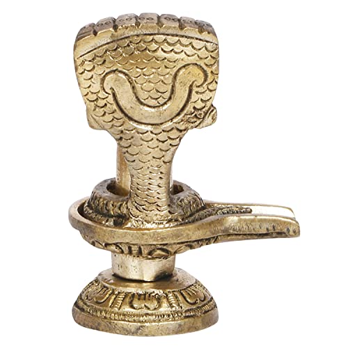 Estatua de Shivling de Latón 3 Pulgadas miniatura 5