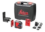 Leica Lino L2P5 – Punkt- und Linienlaser mit Li-Ion Akku, Ladegerät und innovativem magnetischem Adapter im Koffer (roter Laser, Arbeitsbereich: 25 m)