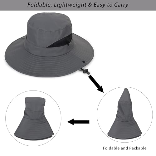 Kids Breathable Mesh Sun-Hat Fishing-Hat - Summer Outdoor Sun Protection Bucket hat Beach Hat for Girls Boys4