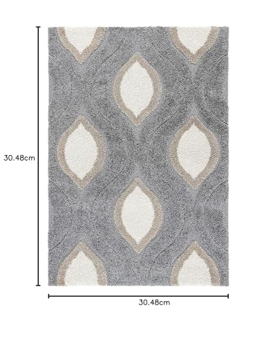 Image of Modern Quality Carpet /Trending Design Hand Woven Fluffy Rug /Mats for Bedroom /Dinning Hall /Living Room 2-inch Thick [Size 12x12 Square]