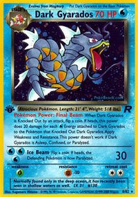 Pokemon - Dark Gyarados (8) - Team Rocket - Holo : Amazon.ca: Toys