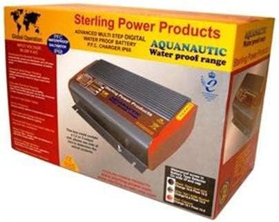 Aquanautic PFC 20A / 12V_24V Battery Charger 2 outputs IP68 Waterproof
