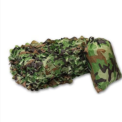 ZHEYANG Tarnnetz Sonnensegel Sichtschutznetz Camo Netting Shade Stoffnetz Camo Woodland Camouflage 210D Oxford Polyester…