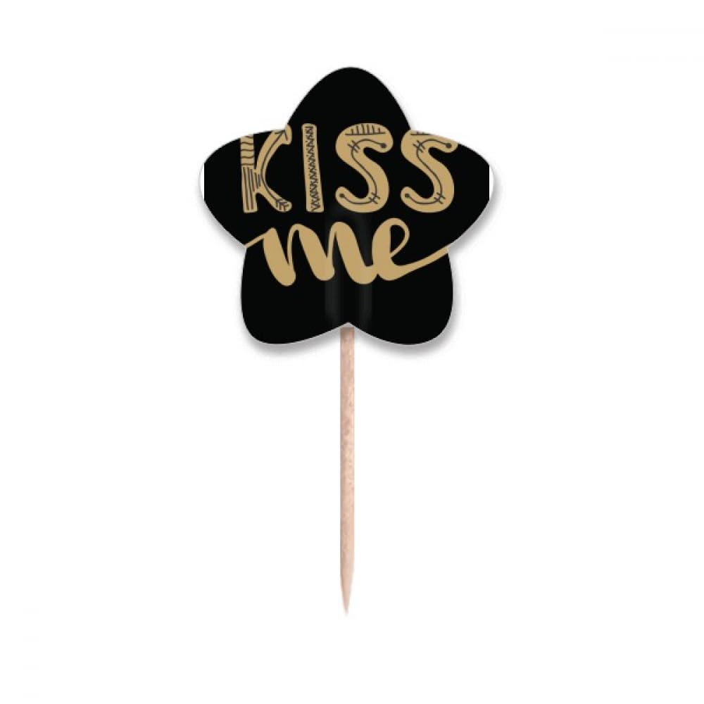 Cure-dents Kiss Me accessoire de table romantique pour dîner en amoureux