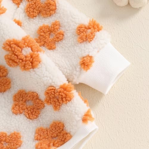 MoZiKQin Baby Girl Boy Crewneck Sweatshirt Oversized Sweater Romper Long Sleeve Pullover Top Cute Fall Winter Clothes4