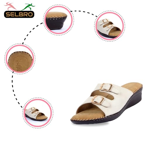 Image of SELBRO Doctor Orthopaedic, Extra soft | Ortho Care Comfortable Slippers For Women & Girls | Weightless | Padded Soft Insole For Boost Comfort & Relief | Best For Joint & Knee Pain DR107
