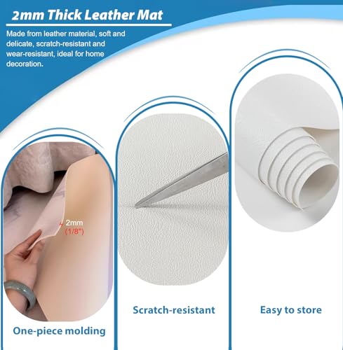 Tapis absorbant protège-rebord de fenêtre imperméable et sets de table découpables - 4