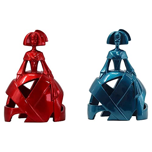 Figurine décorative duo en résine idée cadeau déco maison originale - 2
