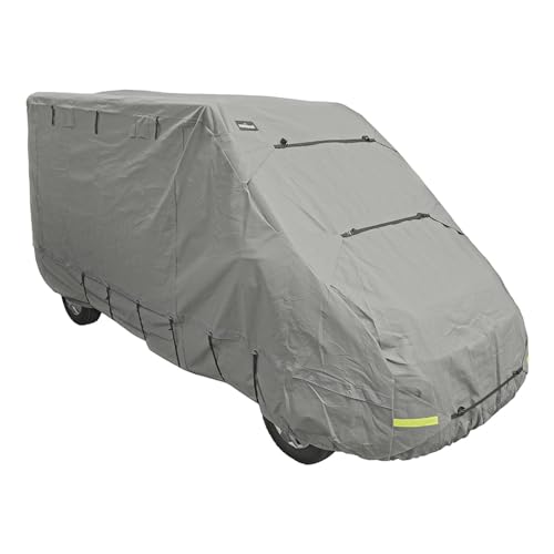 Campout Housse de Protection pour Bus de Camping Fiat Ducato - 550 x 210 x 227 cm - Housse de Protection pour Caravane - Imperméable - avec Sac de Rangement