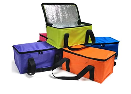 Provance Cool Bag, Shopping Bag, Insulated Bag, Cool Box, 9.5 L, Picnic Bag, Insulated Box, Foldable Picnic Bag, Beach Bag (Yellow)