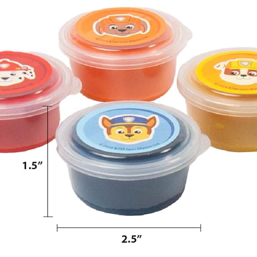Image of Paw Patrol Dough Party Pack, 25-Pack, Includes Colorful Sensory Doughs, 6 Colors, 2 oz. Each, Reusable Toys, Party Favors for Kids, Travel Toys, 3 Year Old Boy Toy, Sensory Play