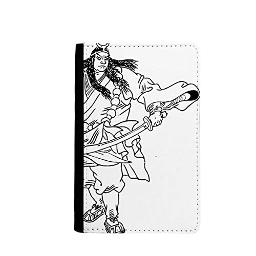 Porte-passeport de voyage étui porte-cartes Wusong Romance Chinoise rigide