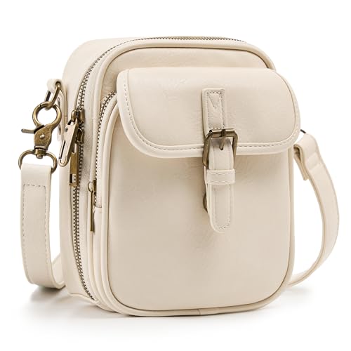Image of Small Crossbody Bag for Women with Card Slots Vegan Leather Messenger Bag Men Wallet, Cross Body Anti-theft Shoulder Purse