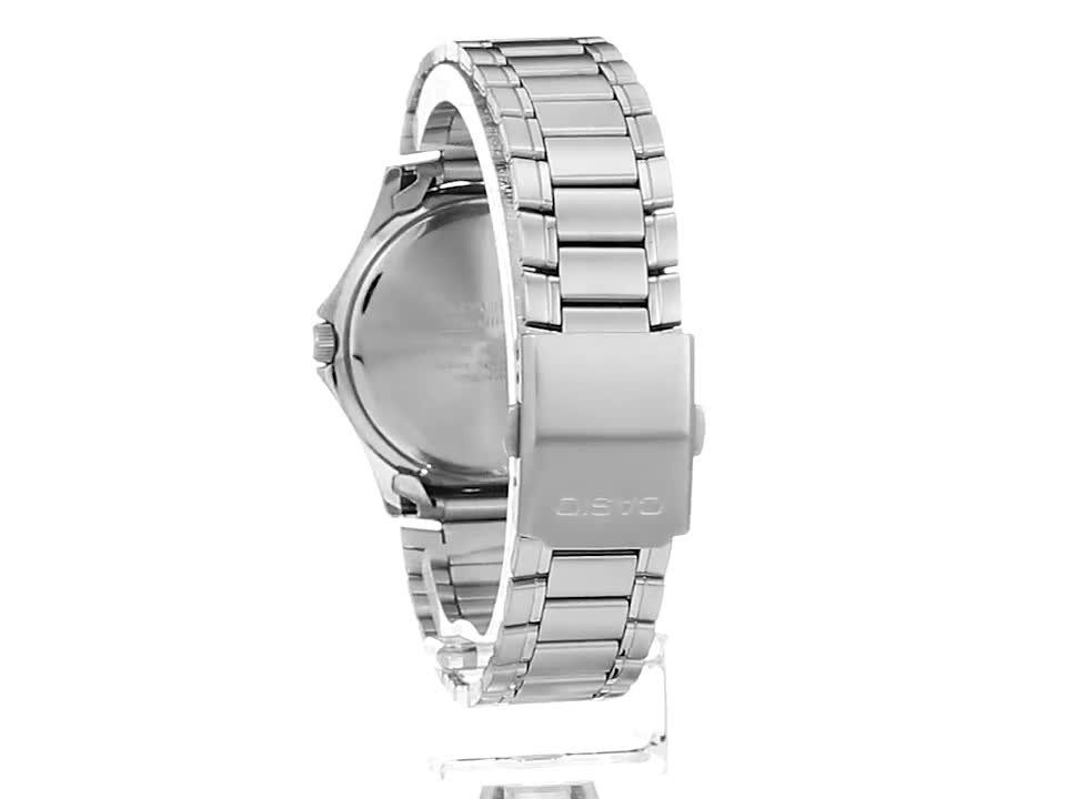 Casio Classic Silver Watch MTP1239D-1A, Black, Casual : Casio